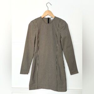 Cotton Blend GANNI Striped Mini Dress